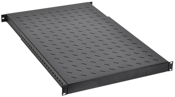 IEK ZPAS ITK Полка стационарная 19" 1U регулируемая 150кг 500-900мм черный ZP-FS05-S-1U-59