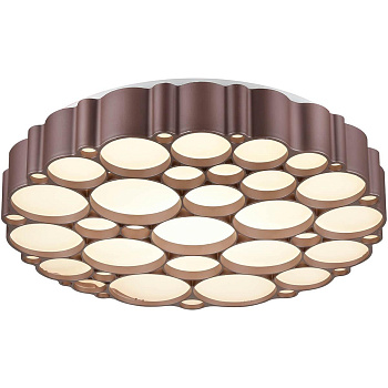 Vele Luce Bible Светильник потолочный Led Ø500*H103 кофейный / coffee металл, акрил / metal, acrylic VL7156L01