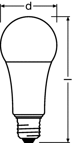 Купить Osram Лампа LEDSCLA150 14W/840 230V FR E27 FS1 4058075057043
