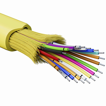 DKC Кабель волоконно-оптический, распределительный, арамидные упрочняющие нити, для внутренней прокладки, нг(А)-HF, 18 ОВ, категорияOS2(G.652.D) плотн