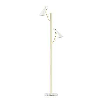 Lumion 4439/2F LN20 050 белый, золотой Торшер E14 2*40W 220V WATSON