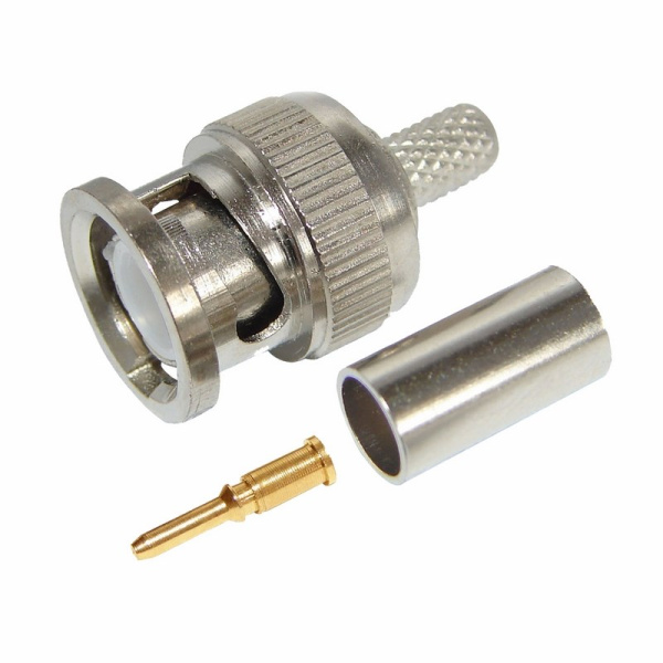 Разъем штекер BNC RG-59 обжим Rexant 05-3002