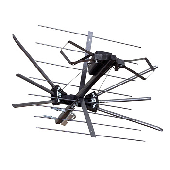 ТВ-Антенна наружная "АКТИВНАЯ" для аналогового и цифрового ТВ - DVB-T2 (модель RX-401) Rexant 34-0401