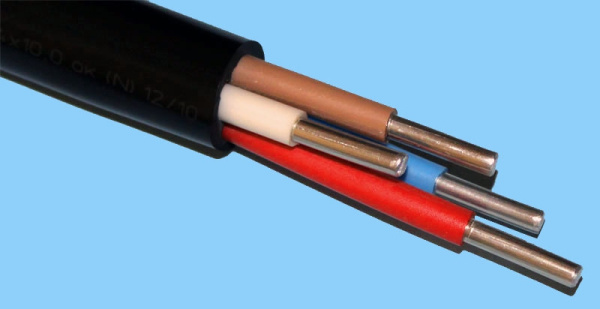 Кабель силовой с ПВХ изоляцией ВВГ 4х1,5 Дмитров-кабель 000000399