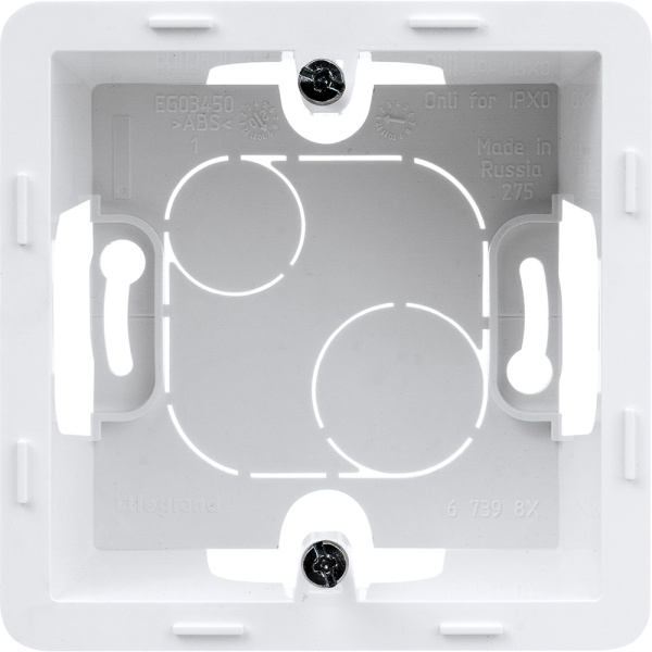 Legrand INSPIRIA Белый Коробка накладного монтажа - 1 пост 673980