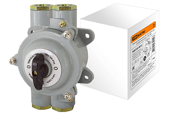 TDM Пакетный выключатель ПВ3-100 3П 100А 220В, силуминовый корпус,  IP56 SQ0723-0072