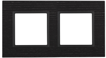 ЭРА 14-5302-05 Elegance Черн.дерево/антрацит Дерево Рамка 2-ая