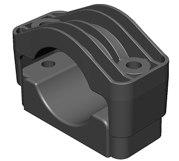 EKF Одиночное кабельное крепление D 40-60 мм