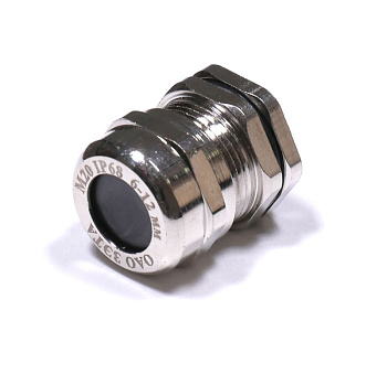 ЗЭТАРУС Кабельный ввод М 20 латунный УТ1,5 IP68 (d кабеля 6-12 мм) zeta30117