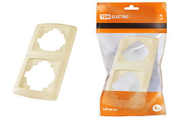 TDM Рамка 2-х постовая вертикальная сл. кость "Онега" SQ1805-0056