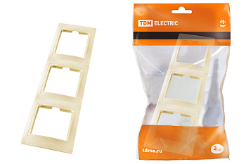 TDM Рамка 3-х постовая вертикальная сл. кость "Таймыр" SQ1814-0127