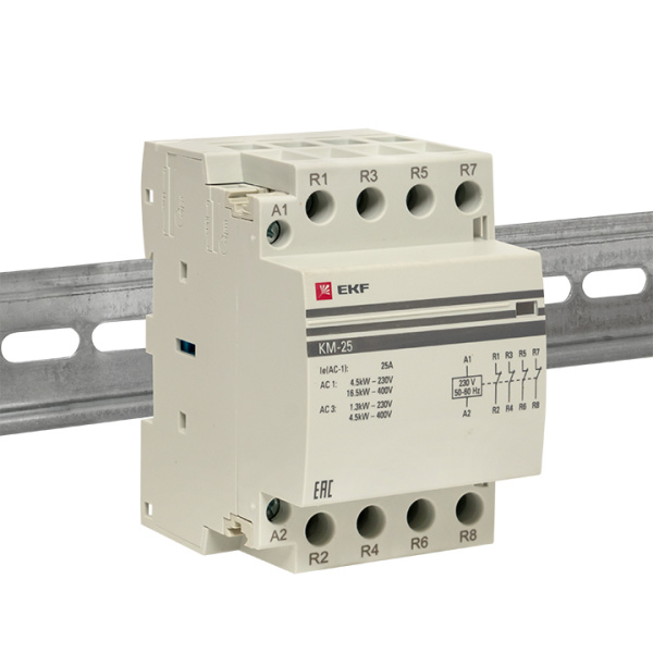 Купить EKF PROxima Контактор модульный КМ 25А 4NC (3 мод.)