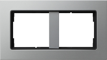 Gira E22 Алюминий Рамка для комбинаций без перегородки 1002206