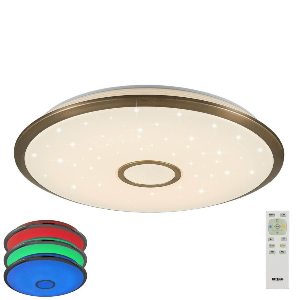 Citilux CL70333RGB СтарЛайт Бронза LED Светильник с пультом