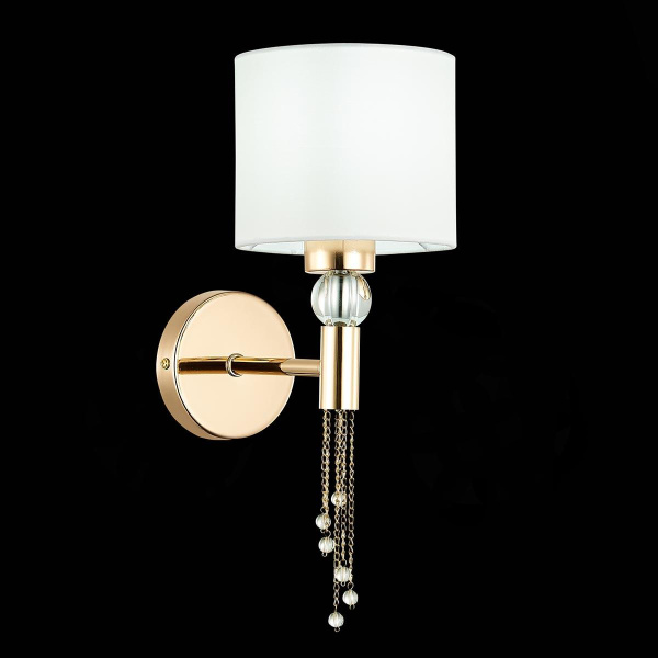 Купить Evoluce SLE105151-01 Светильник настенный Золото/Белый E27 1*60W