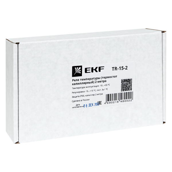 Купить EKF Реле температуры (термостат капиллярный) 2 метра TR-15-2