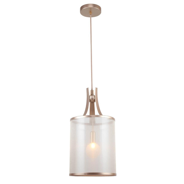 Favourite подвес каркас цвета античное золото, плафоны из белой органзы 2551-1P