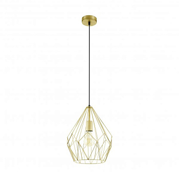 Eglo 49933 Подвес CARLTON 1, 1x60W (E27), 310, H1100, сталь, золотой