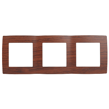 ЭРА 12-5003-08 Вишня Рамка на 3 поста, 12
