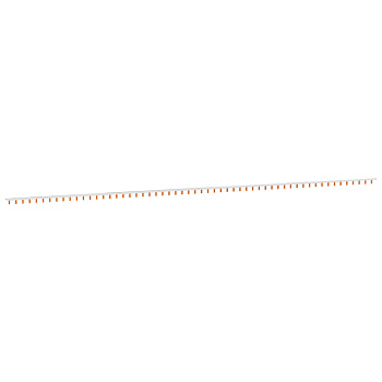 SE Easy9 Светло-серый Шинка гребенчатая для аппаратов однополюсная, 57 модулей по 18 мм 63А EZ9XPH157