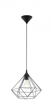 Eglo 94188 Подвес TARBES, 1x60W (E27), Ø325, сталь, пластик, черный