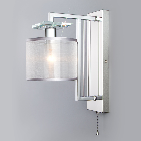 Eurosvet Бра с абажуром 60108/1 хром a046345