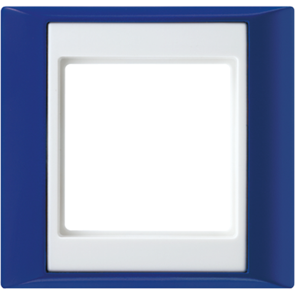 JUNG А Plus Синий/Белая Рамка 1-ая AP581BLWW