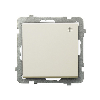 Ospel Sonata Бежевый Выключатель перекрестный (сх.7), без рамки ŁP-4R/m/27