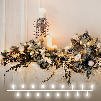 Eurosvet Гирлянда Нить 400-007 теплый белый 5м IP20 a056042