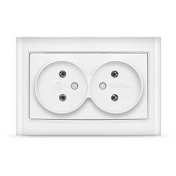 UNIVersal "Бриллиант" розетка Бел 2-ая б/з 7947519