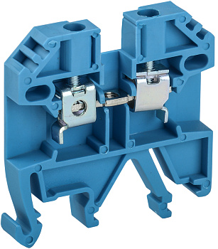 IEK Клемма винтовая КВИ-2,5мм2 синяя