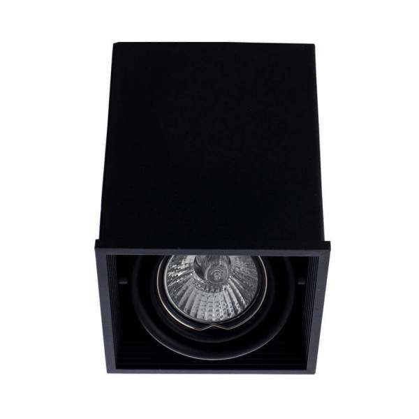 Купить Arte Lamp Cardani Черный Светильник потолочный 1x50W 1xGU10 A5942PL-1BK