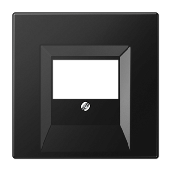 JUNG LS 990 Черный матовый Плата для USB-зарядных устройств и TAE-розеток, фиксация винтом LS969TSWM