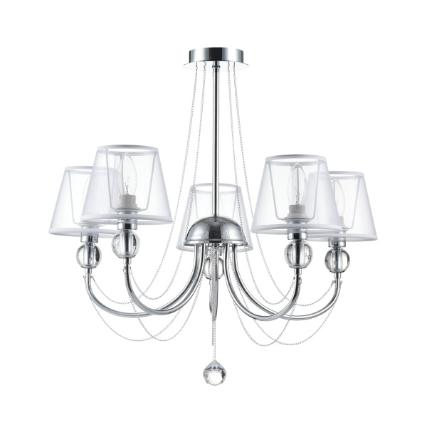 Купить Freya Modern Beverly Хром Люстра E14 40W FR5661-PL-05-CH