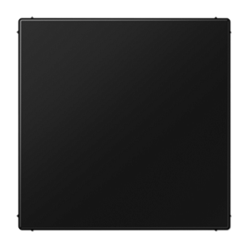 JUNG LS 990 Черный матовый Крышка без отверстий, с суппортом, фиксация защелкиванием LS994BSWM