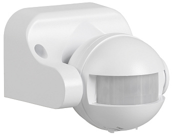 IEK Датчик движения ДД 009 белый, макс. нагрузка 1100Вт, угол обзора 180град., дальность 12м, IP44