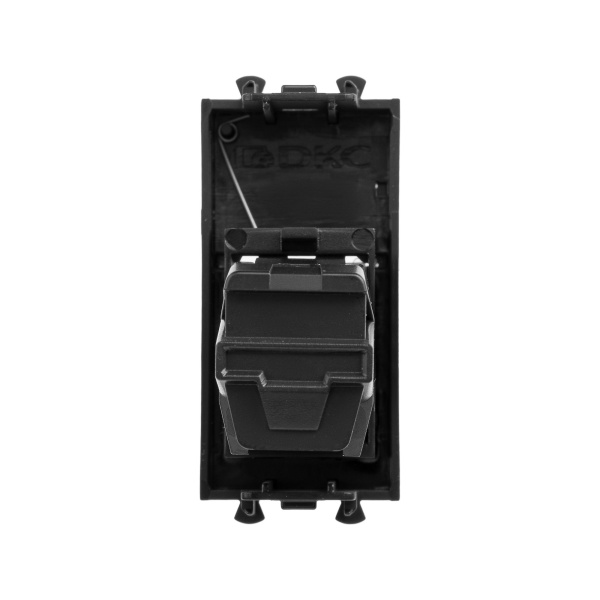 Купить DKC USB 2.0 розетка модульная, тип А-А, "Avanti", "Черный матовый", 1 модуль