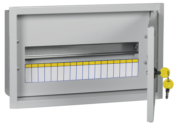 Купить IEK TITAN 3 Корпус металлический ЩРв-18 (265х440х120мм) IP31 белый