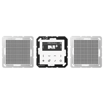 JUNG Смарт радио DAB+, стерео белый DABA2WW