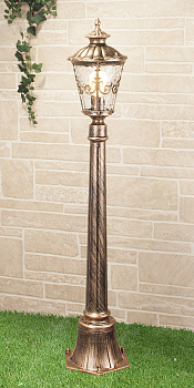 Elektrostandard GLYF-8046F / Светильник садово-парковый черное золото a030677