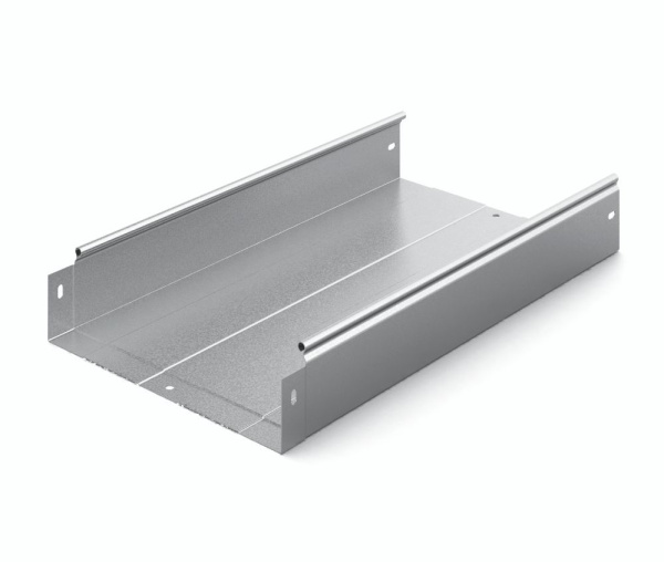 OSTEC Металлический лоток неперфорированный 300х80х3000, толщ. 1,0 мм, Сендзимир цинк