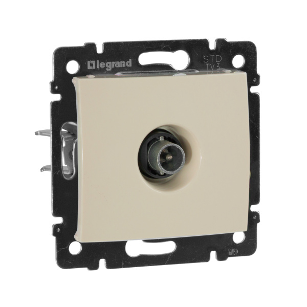 Legrand Valena Крем Розетка TV проходная, 14 дБ 774331
