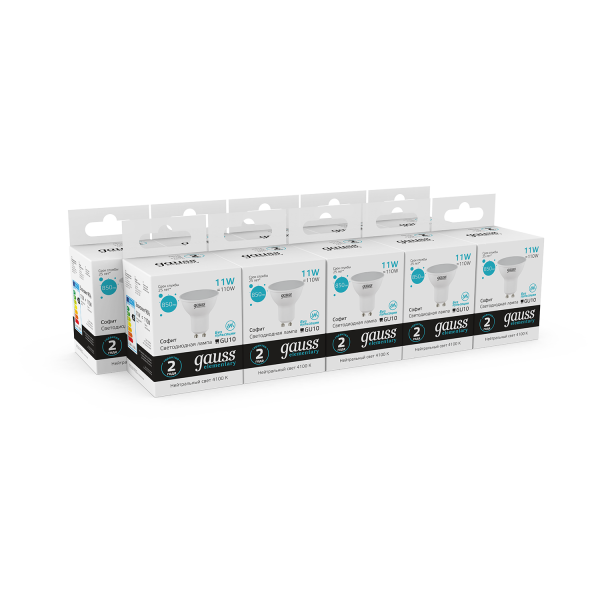 Купить Gauss Лампа Elementary MR16 11W 850lm 4100K GU10 LED 13621