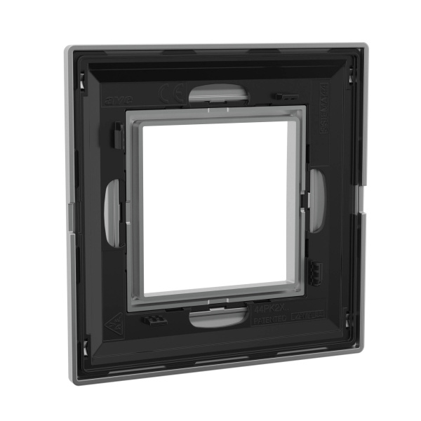 Купить DKC Рамка из металла, "Avanti", светло-серебристая, 1 пост (2 мод.)