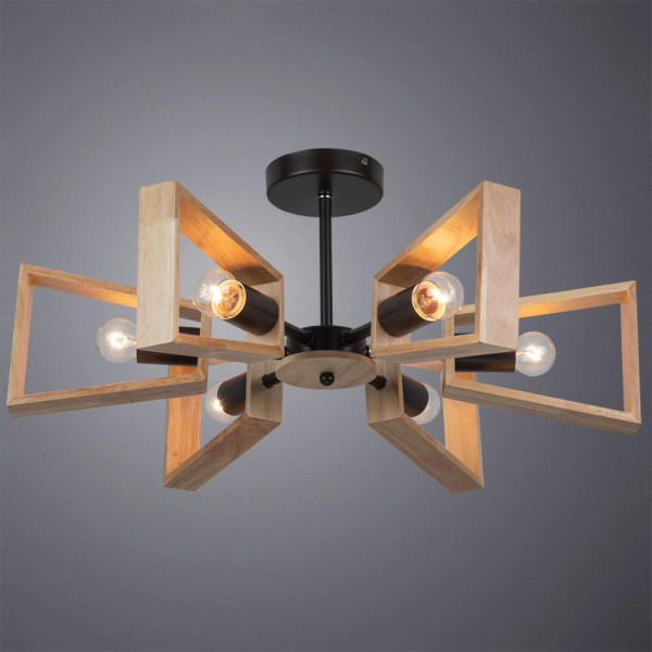 Купить Arte Lamp A8030PL-6BK Люстра потолочная