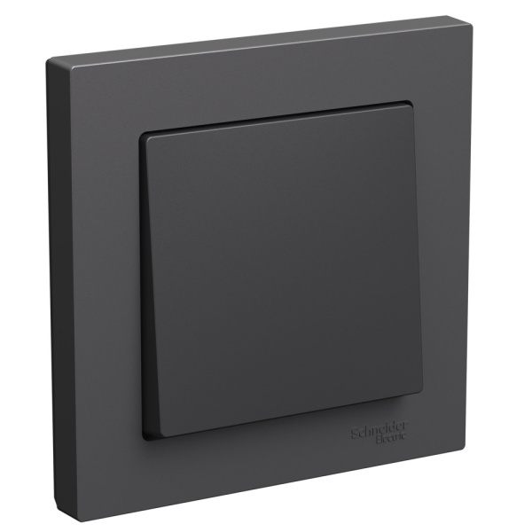 Systeme Electric AtlasDesign Базальт Выключатель 1-клавишный, сх.1, 10АХ, в сборе