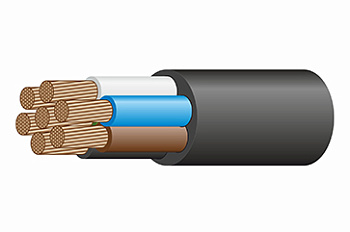 Кабель контрольный медь КГВВнг(А)-LS 7x1.5 черный ГОСТ КГВВнг(А)-LS 7*1,5-0,66