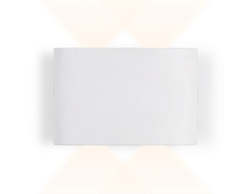 Ambrella Настенный светодиодный светильник FW142 WH/S белый/песок LED 3000K 4W 120*80*40