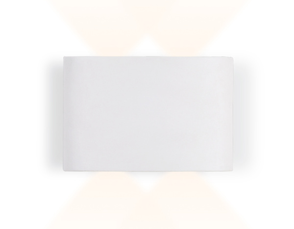 Ambrella Настенный светодиодный светильник FW142 WH/S белый/песок LED 3000K 4W 120*80*40