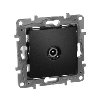 Legrand Etika Антрацит Розетка TV проходная, 15дБ 672663